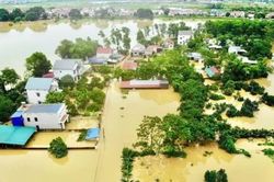 Mưa lũ cô lập gần 1.500 người dân ở ngoại thành Hà Nội