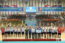 Đại tướng Nguyễn Tân Cương dự Lễ bế mạc Giải bóng chuyền Quân đội các nước ASEAN mở rộng năm 2026