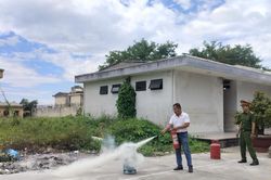 C&ocirc;ng an phường Điện B&agrave;n tham mưu tập huấn ph&ograve;ng ch&aacute;y, cứu nạn, cứu hộ năm 2026