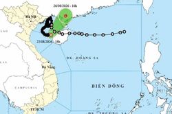 Bão số 4 suy yếu thành áp thấp nhiệt đới sớm hơn dự báo