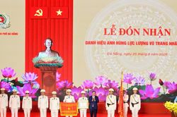 Công an Đà Nẵng đón nhận danh hiệu Anh hùng Lực lượng vũ trang nhân dân
