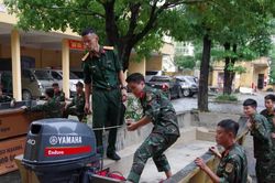 Đà Nẵng đào tạo lái xuồng cứu hộ cho gần 300 cán bộ, chiến sĩ trước mùa mưa bão