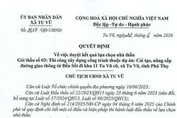 Phú Thọ: Đầu tư hơn 10,7 tỷ đồng 'thay áo mới' tuyến giao thông huyết mạch tại xã Tu Vũ