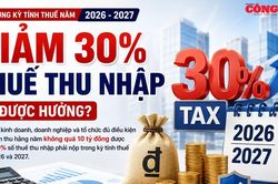 Giảm 30% thuế thu nhập: Ai được hưởng?