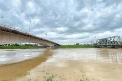 Lũ sông Thương trên báo động 3, cảnh báo ngập lụt nhiều khu vực ở Bắc Ninh
