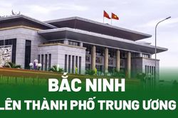 Bắc Ninh lên thành phố trực thuộc Trung ương