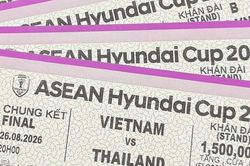 Vé 'chợ đen' trận tuyển Việt Nam vs Thái Lan giá 12 triệu đồng/cặp