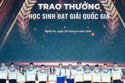 Nghệ An tuyên dương 162 học sinh đạt giải quốc tế, quốc gia và đạt điểm cao tại Kỳ thi tốt nghiệp THPT năm 2026