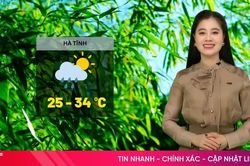 Dự báo thời tiết Hà Tĩnh ngày 24/8: Mưa rào vài nơi