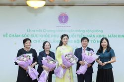 Chương trình truyền thông cộng đồng chăm sóc sức khỏe phụ nữ tuổi mãn kinh