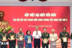 Tổng Bí thư, Chủ tịch nước gặp mặt đại biểu dự Đại hội toàn quốc Hội cựu thanh niên xung phong