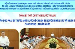 Gi&aacute;o dục phải đi trước một bước để chuẩn bị cho tương lai đất nước