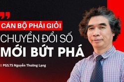 PGS.TS Nguyễn Thường Lạng: Cán bộ phải giỏi, chuyển đổi số mới bứt phá