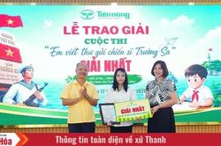 Em viết thư gửi chiến sĩ Trường Sa