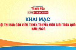 Trực tiếp: Khai mạc Hội thi b&aacute;o c&aacute;o vi&ecirc;n, tuy&ecirc;n truyền vi&ecirc;n giỏi to&agrave;n quốc năm 2026