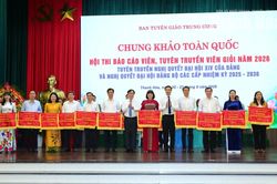 Khai mạc Chung khảo toàn quốc Hội thi báo cáo viên, tuyên truyền viên giỏi năm 2026