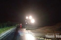 Khẩn trương khắc phục sạt lở, bảo đảm giao thông thông suốt