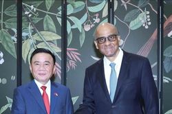 Việt Nam - Singapore th&uacute;c đẩy hợp t&aacute;c AI, b&aacute;n dẫn, t&agrave;i ch&iacute;nh xanh