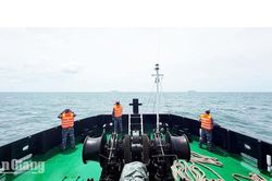 3 ngư dân mất tích sau khi tàu câu mực chìm ở Phú Quốc