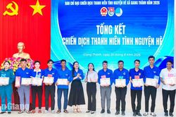 Tuổi trẻ Giang Thành góp sức cho cộng đồng trong mùa hè tình nguyện