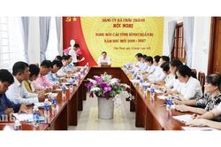 Châu Thành rà soát trường lớp, giáo viên trước năm học mới