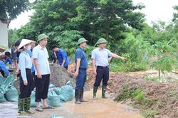 Bắc Ninh huy động lực lượng ứng phó, khắc phục hậu quả mưa lũ