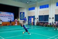 380 vận động viên tranh tài Giải cầu lông thanh - thiếu niên Nhà Văn hóa Lao động thành phố Đà Nẵng
