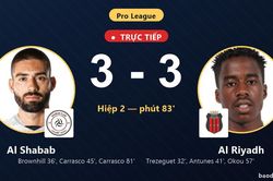 TRỰC TIẾPTrực tiếp Al Shabab vs Al Riyadh: Al Shabab gỡ h&ograve;a 3-3