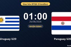 Nhận định Uruguay U20 vs Paraguay U20: Khách quyết chặn đà sa sút