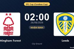 Nhận định Nottingham Forest vs Leeds: Thắng để đi tiếp