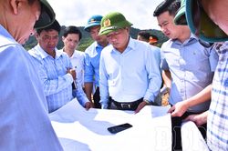 Lãnh đạo UBND tỉnh kiểm tra dự án khu đô thị phía Tây Bắc