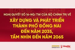 [Infographic] Tổng quan Nghị quyết số 16-NQ/TW về x&acirc;y dựng v&agrave; ph&aacute;t triển th&agrave;nh phố Đồng Nai đến năm 2035, tầm nh&igrave;n đến năm 2065
