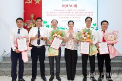 Sở Giáo dục và Đào tạo công bố các quyết định về công tác cán bộ