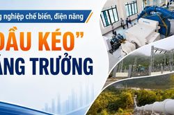 Công nghiệp chế biến, điện năng - “đầu kéo” tăng trưởng