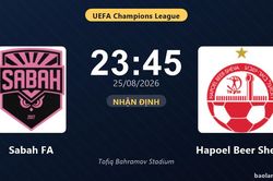Nhận định Sabah FA vs Hapoel Beer Sheva: Đội chủ nhà cần lật ngược cách biệt