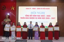 Xã Hiển Khánh triển khai nhiệm vụ năm học 2026-2027
