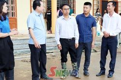 Đồng chí Phó Chủ tịch UBND tỉnh kiểm tra công tác chuẩn bị khánh thành, khai giảng các trường nội trú biên giới