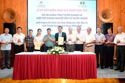 Tuyên Quang và Hiệp hội Doanh nghiệp đầu tư nước ngoài ký kết hợp tác xúc tiến đầu tư