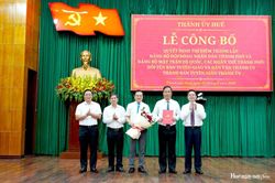 Công bố các quyết định thí điểm thành lập hai Đảng bộ trực thuộc Thành ủy