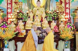 Trang nghiêm Lễ Tự tứ kết thúc mùa An cư tại trường hạ chùa Tâm Ấn (Gia Lai)