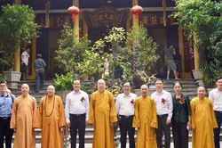Bộ trưởng Bộ Dân tộc và Tôn giáo chúc mừng Đại lễ Vu lan tại Trụ sở Trung ương GHPGVN - chùa Quán Sứ