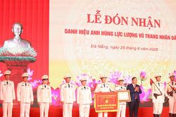 Công an thành phố Đà Nẵng đón nhận danh hiệu Anh hùng Lực lượng vũ trang nhân dân