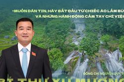 Bí thư Đảng ủy xã mặc áo lấm bùn, quay clip 'triệu view' quảng bá du lịch xứ Mường
