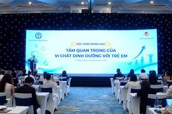Khoảng 18% trẻ em Việt Nam dưới 5 tuổi bị suy dinh dưỡng thấp còi