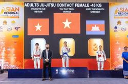 Cao Bằng đóng góp 9 huy chương vào thành tích vô địch Đông Nam Á của Jujitsu Việt Nam