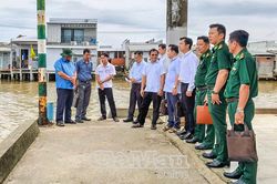Khảo sát hoạt động khai thác thuỷ sản, quản lý tàu cá tại Cảng cá Cái Đôi Vàm
