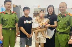 Phát hiện người mẹ trẻ tinh thần bất ổn ôm con đứng trên cầu Văn Lang, công an lập tức can thiệp