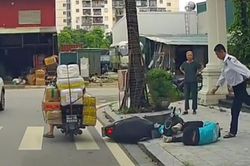 Xác minh tài xế công nghệ bị hành hung trước khu đô thị ở Hà Nội