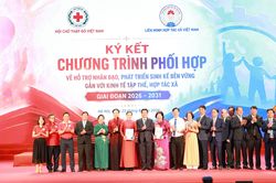 Hội Chữ thập đỏ và Liên minh HTX Việt Nam hợp tác phát triển sinh kế bền vững