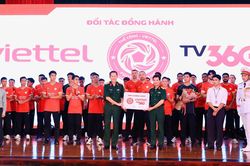 Thể Công - Viettel ra mắt 11 tân binh, quyết vô địch V.League 2026-2027